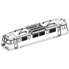 Obudowa do (Lokomotywa Elektrowóz EP08-001 PKP Cargo H0 Piko 96393) Piko ET96393-01